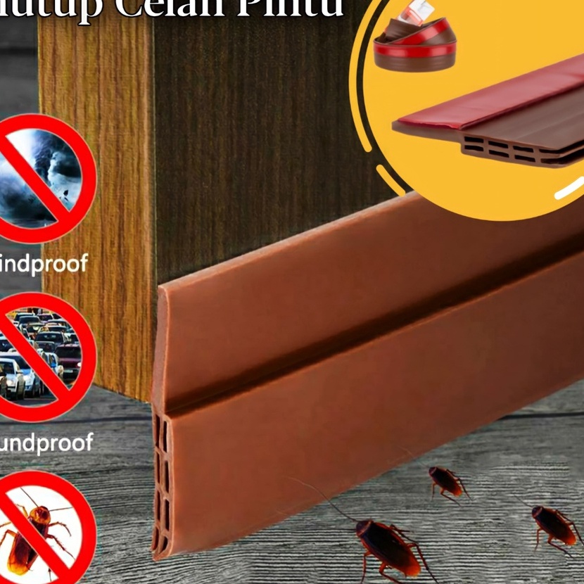 KF7 Penutup Celah Pintu Door Seal Penutup Celah Bawah Pintu Penutup Bawah Pintu Karet Pintu Rumah