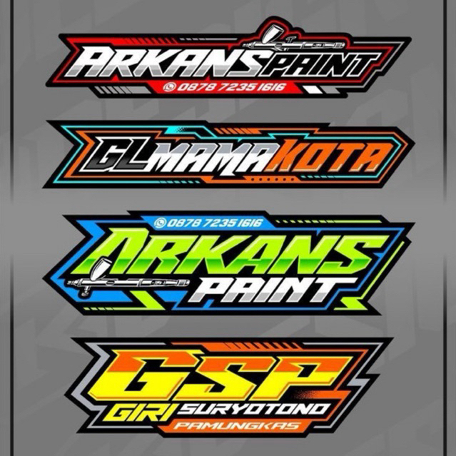 

STICKER MOTOR HOLOGRAM CUSTOM 1 LEMBAR A3+