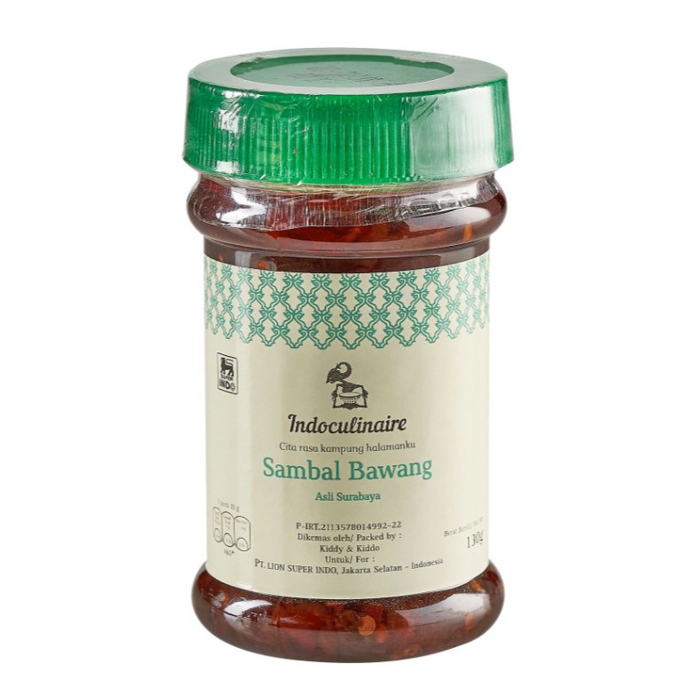 

Indoculinaire Sambal Bawang Surabaya 130 gr