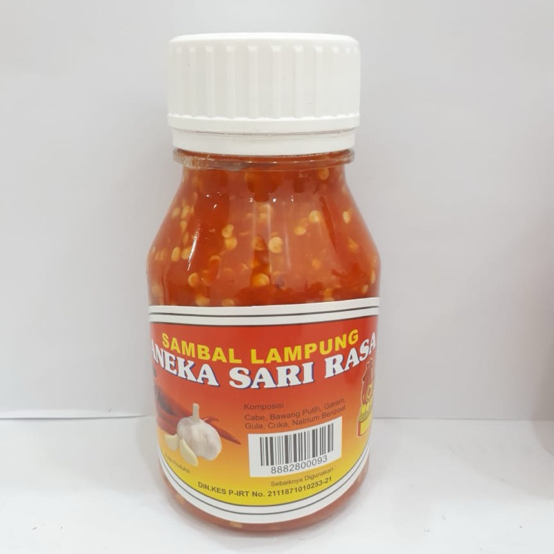 

SAMBAL ANEKA SARI RASA 200GR BAWANG PUTIH ASLI LAMPUNG TUTUP PUTIH SAMBEL