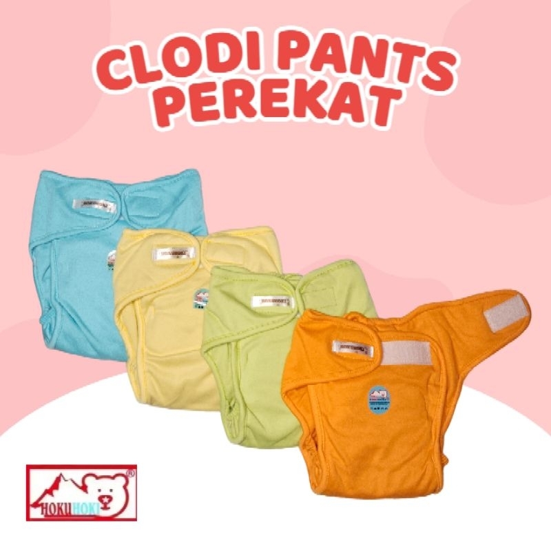 Hokuhoki - Clodi Pants Bayi Perekat Pampers perekat cuci ulang