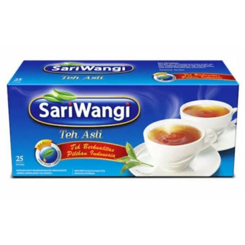 

TEH CELUP SARIWANGI 1 BOX ISI 25 KANTONG