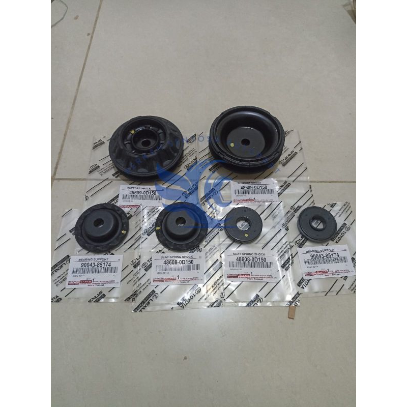 support shock karet support shockbreaker depan set toyota sienta all new vios yaris gen 3 ori asli