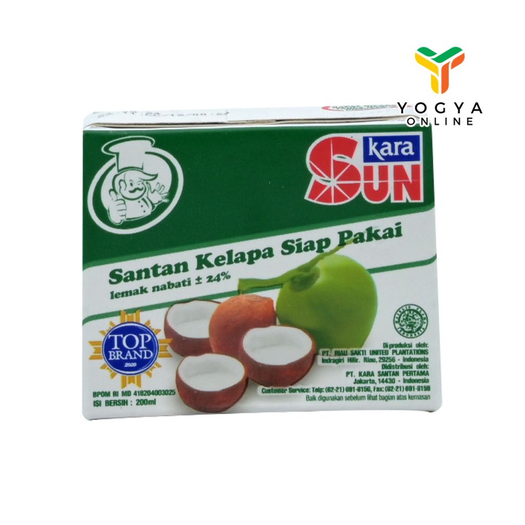 

Kara Sun Santan Kelapa 200 Ml