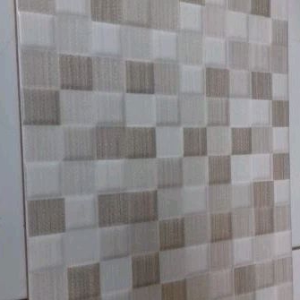 Keramik 25 x 40 Balkan Deco Brown(motif mozaik gradasi Brown) kw1