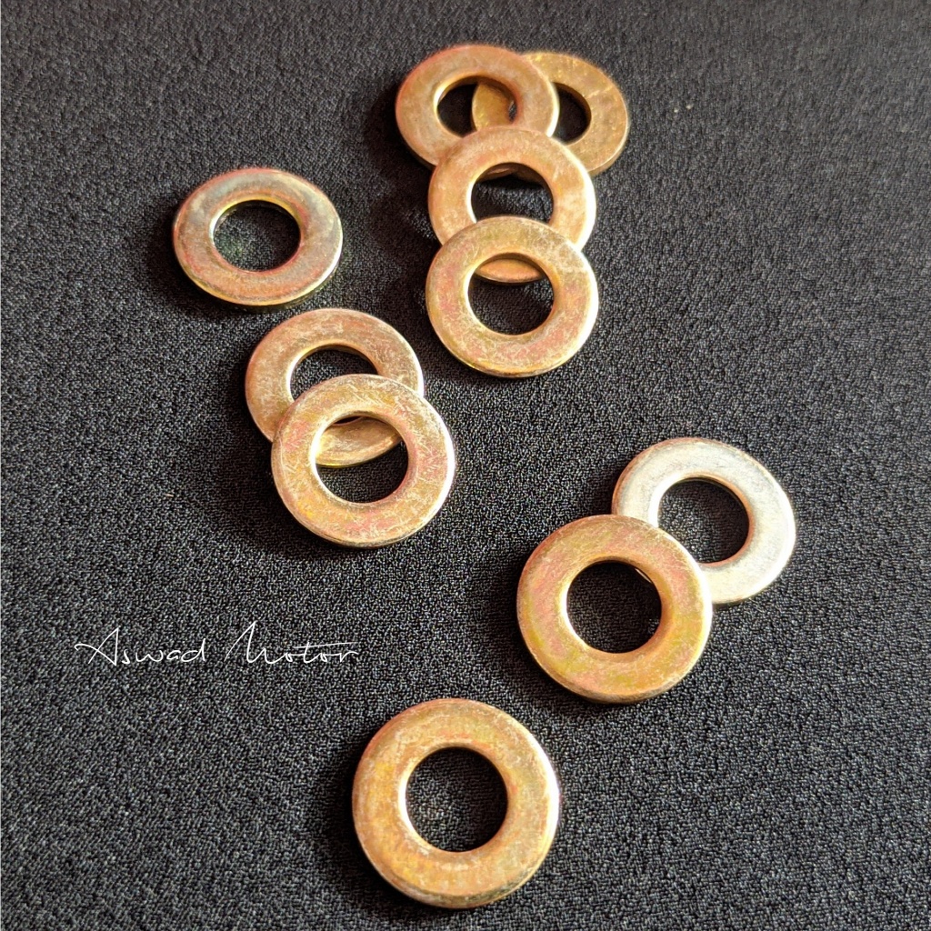 10pcs  Ring M8 M8 Lebar tebal 3mm / Ring Plat M8 Lebar tebal 3mm / Ring Plat M8 Standart / Ring M8 s