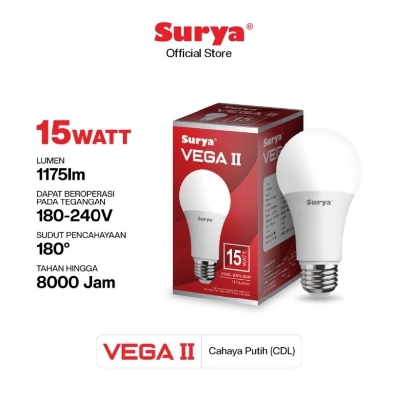 Surya Vega II 15watt (New)