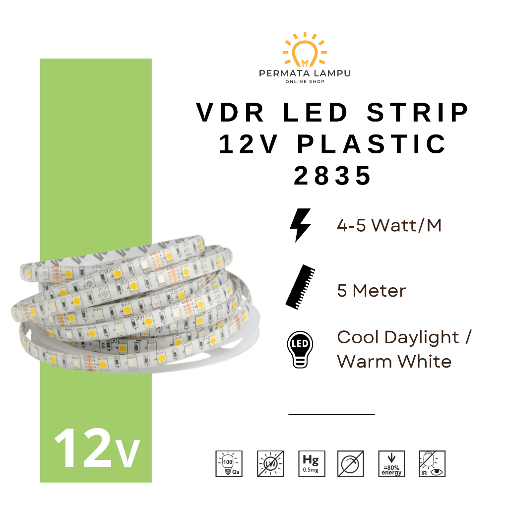 LAMPU LED STRIP 2835 SMD VDR