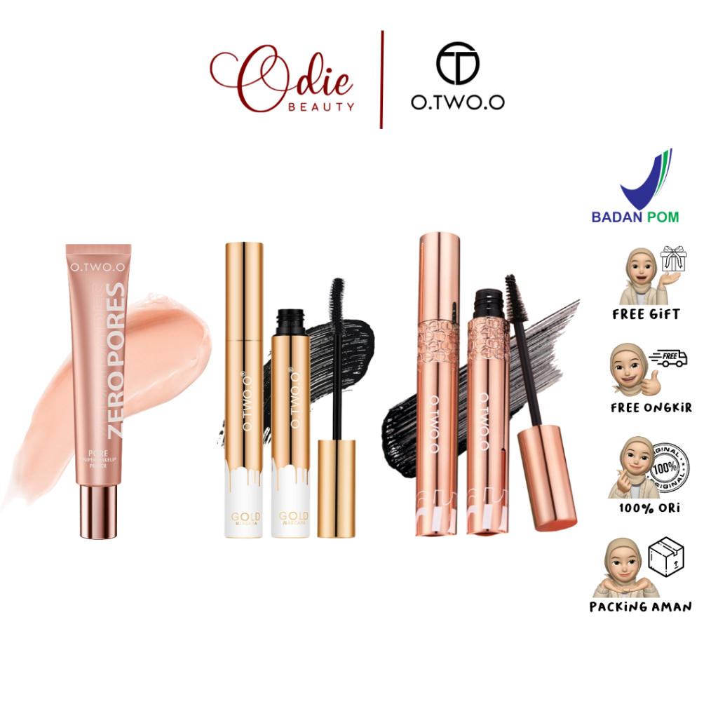 ZERO PORES PRIMER OTWOO MASKARA 5D O.TWO.O MASCARA WATERPROOF OTWO GOLD MASKARA