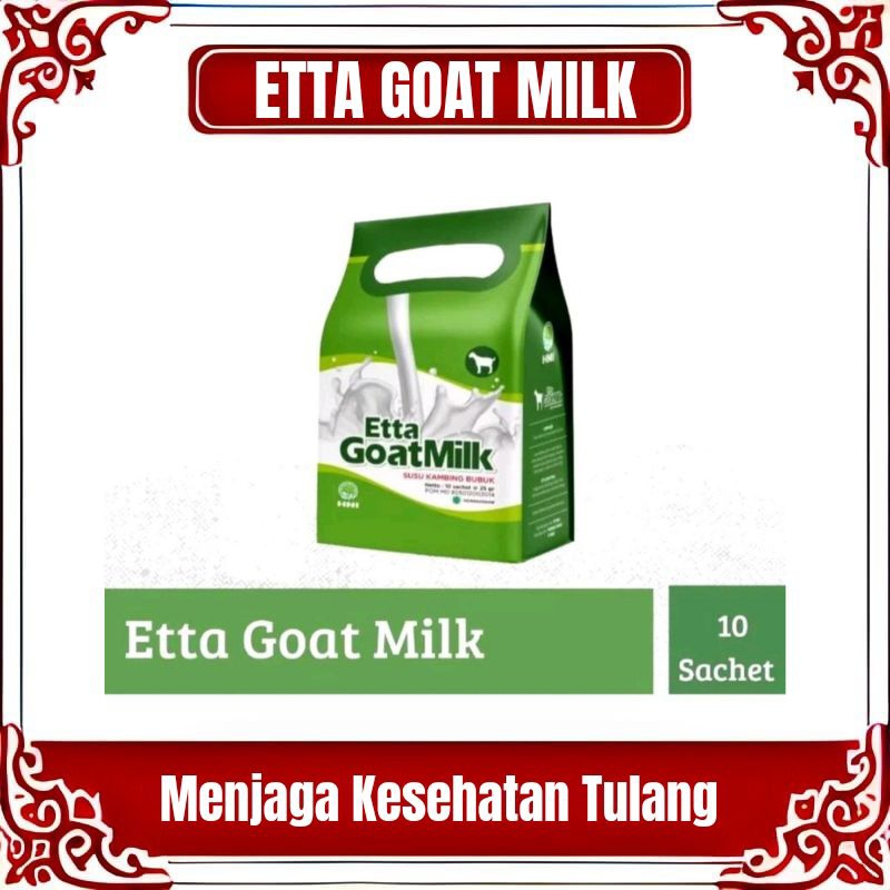 

ETTA GOAT MILK - SUSU KAMBING ETAWA BUBUK BERKHASIAT UNTUK ASMA, TULANG DLL