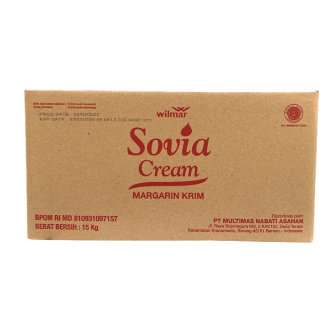 

Margarine sovia cream 15kg