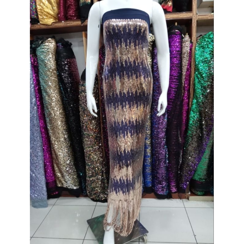 kain/bahan squin seribu Payet rumbai/ bahan sreat squin seribu payet