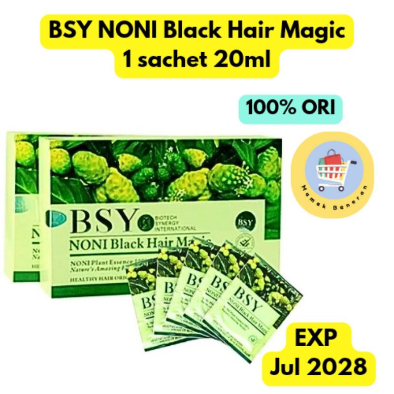 shampoo BSY noni bpom/ BSY noni/shampoo BSY black hair magic