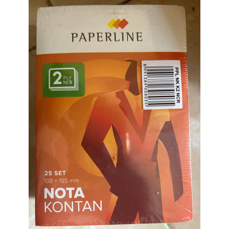 

NOTA PAPERLINE 2 PLY KECIL PACK isi 10 buah
