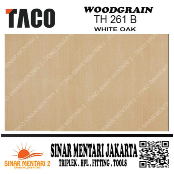 TACO HPL WOODGRAIN TH 261 B WHITE OAK