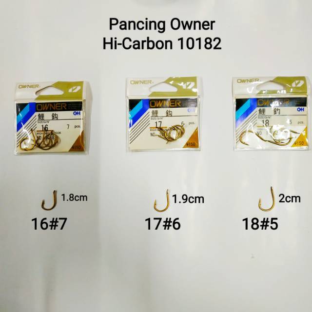 Mata Kail Owner Hi-Carbon 10182 (Gepeng)