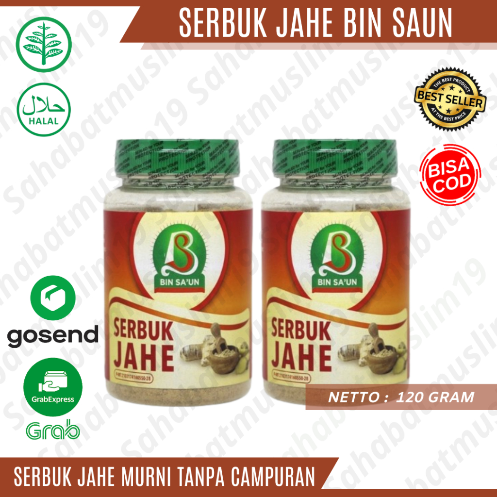 

Serbuk Jahe Asli Bin Saun 120 gram Serbuk Jahe Murni Original
