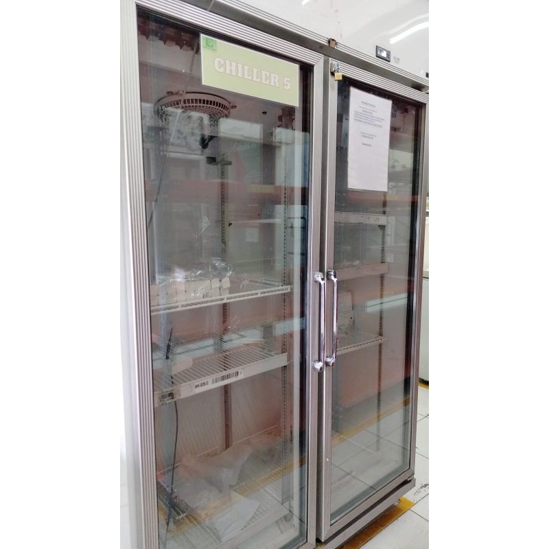 KULKAS SHOWCASE 2 PINTU GEA FREEZER SECOND TERAWAT