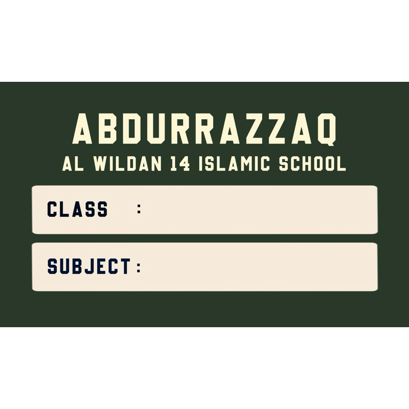 

sticker sekolah anak