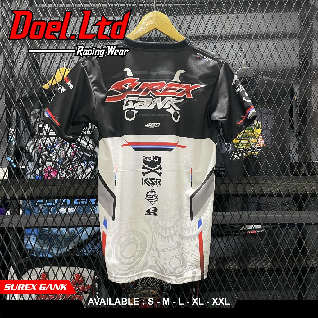 Kaos Jersey Surex Gank Supermoto Herex CFR KLX DTRACKER WR Doel