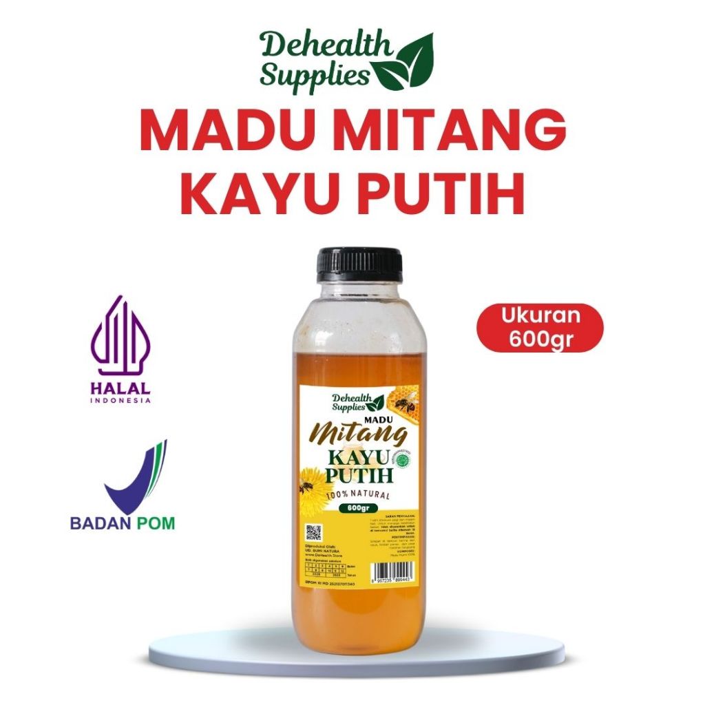 

Dehealth Supplies Madu Mitang Kayu putih 600gr