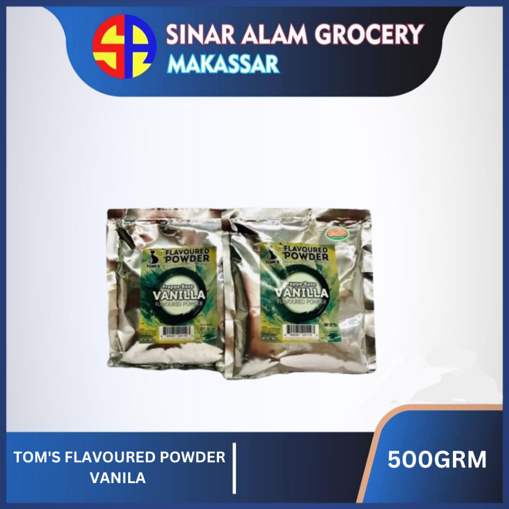 

TOM'S FLAVOURED POWDER VANILA 500grm/BUBUK MINUMAN TOMS RASA VANILA 500grm