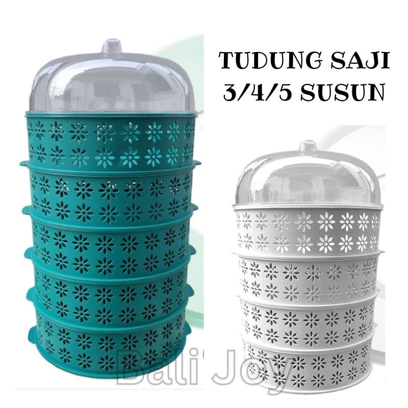 Tudung Saji Susun 4 Tingkat - FOOD STORAGE - Tudung Susun - Tudung Saji Penahan Panas Bertingkat - T