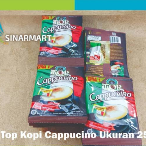 

TOP KOPI CAPPUCINO 25G RENTENG / RENCENG / SACHET