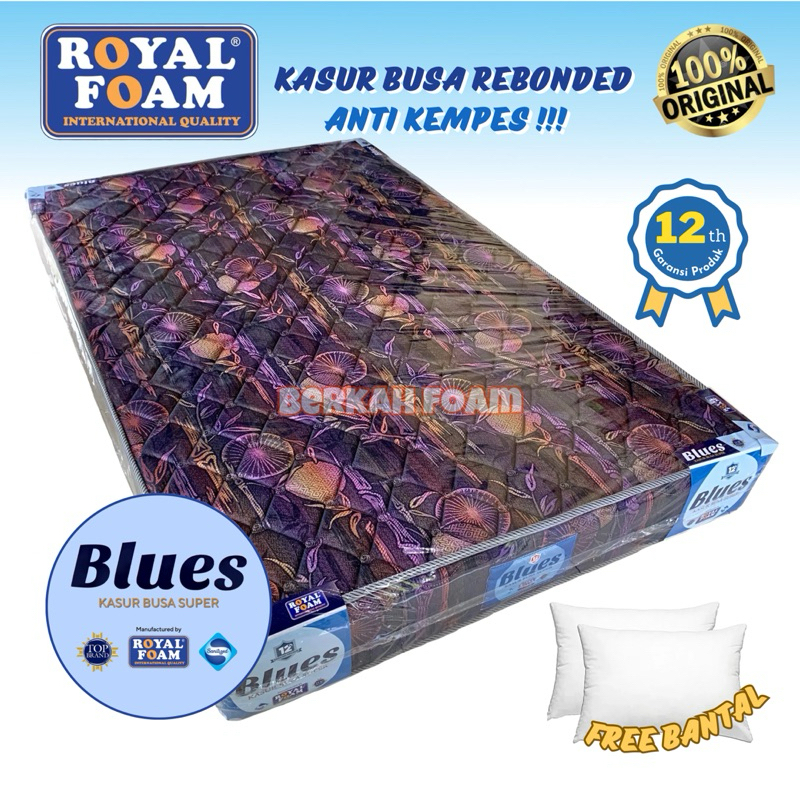 Kasur Orthopedic ROYAL FOAM BLUES. Kasur Busa Rebonded