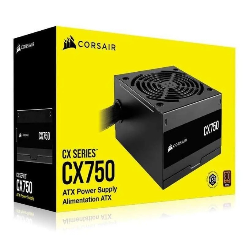 PSU CORSAIR CX750 750 WATT 80+ BRONZE ATX POWER SUPPLY
