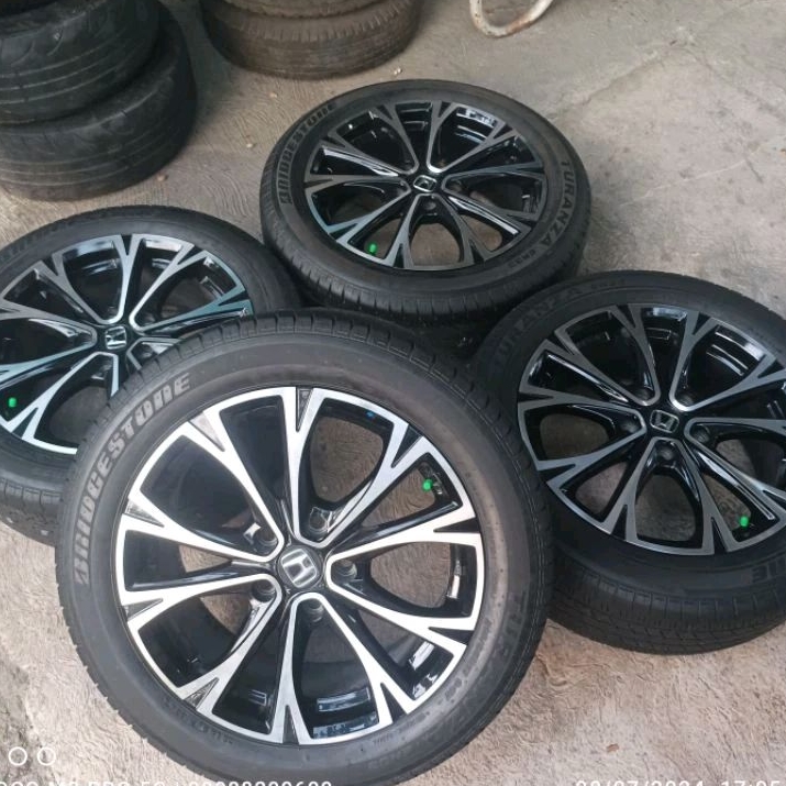velg original hrv mugen r17 pcd 5x114 +ban