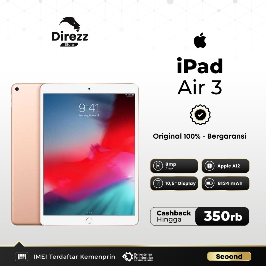 APPLE IPAD AIR 3 10.5" 2019 256GB 64GB Wifi Cellular