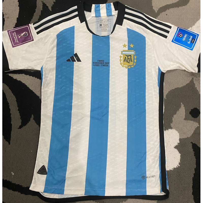 JERSEY BAJU BOLA ARGENTINA HOME PI ORIGINAL FULLPATCH MDT WORLD CUP 2022