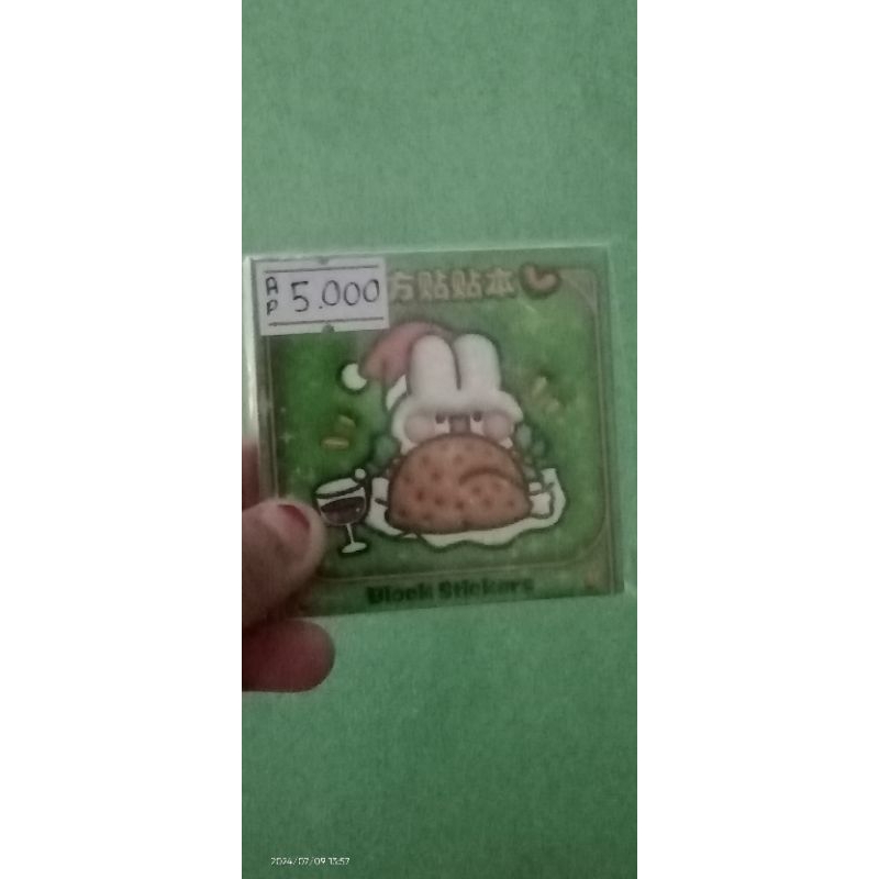 

stiker blok cute murah harga terjangkau 5.000 saja