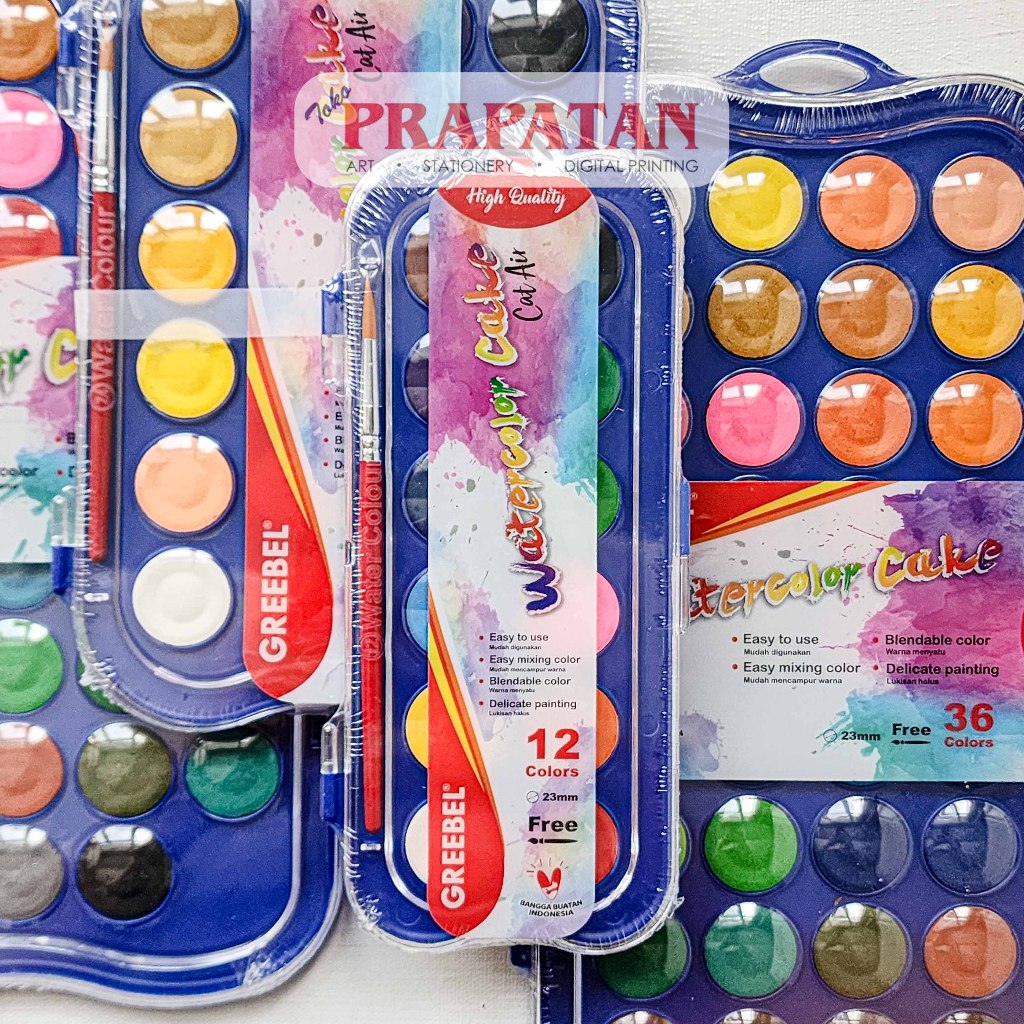 

bib Greebel Watercolor Cake Set 23mm Cat Air Set