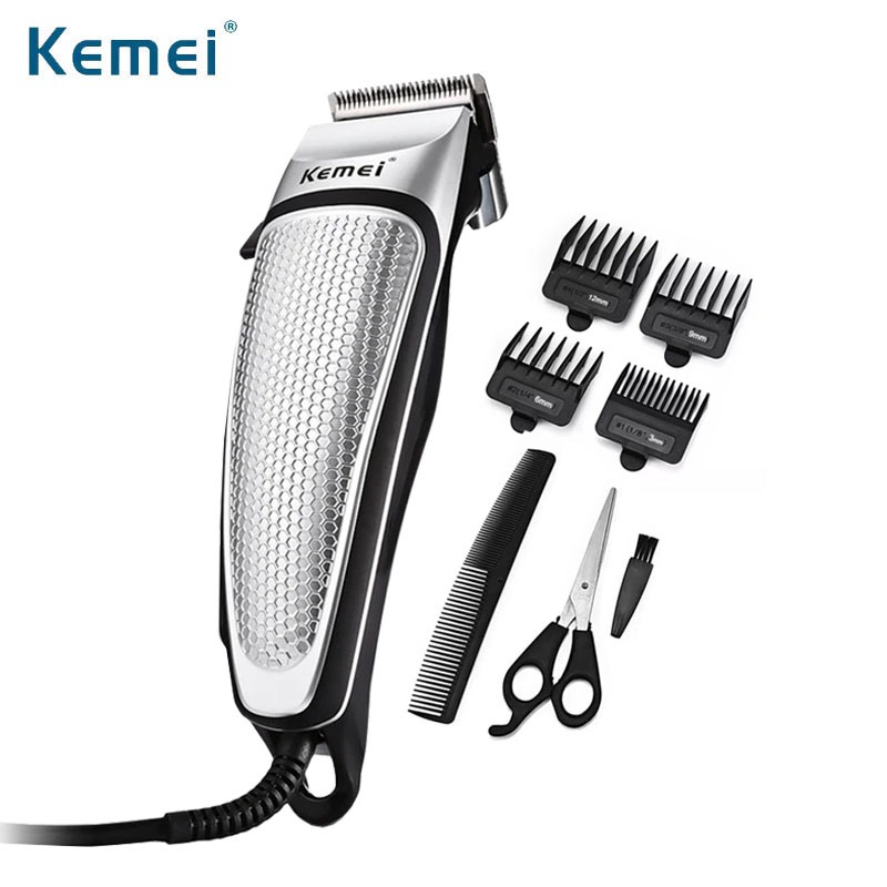 Kemei KM 4639 Mesin Cukur Rambut Listrik Hair Clipper PLUS Gunting