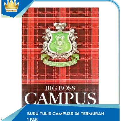 

Buku Sidu Campuss 36 Termurah Boss - 1 Pak / 10 Buku