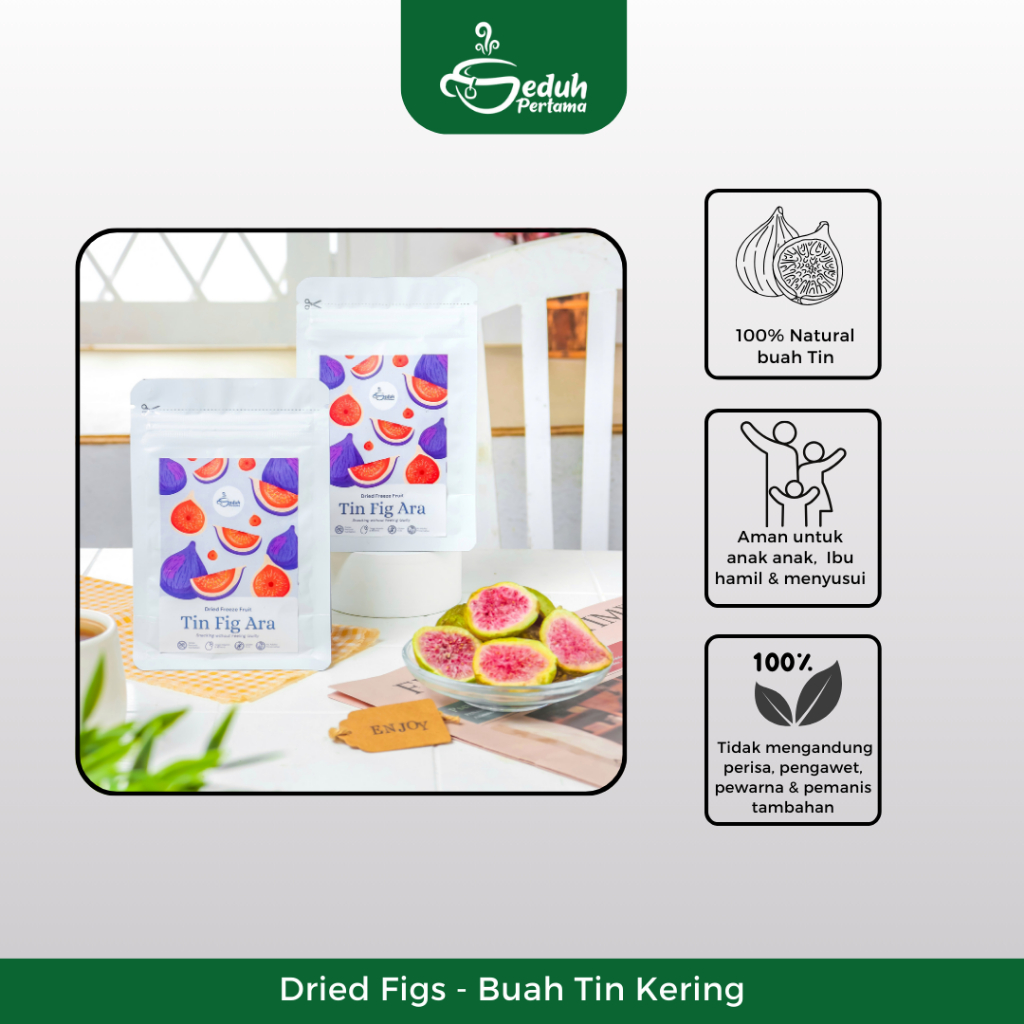 

Seduh Pertama Buah Tin Kering - Dried Figs / Ara Buah Surga Tin