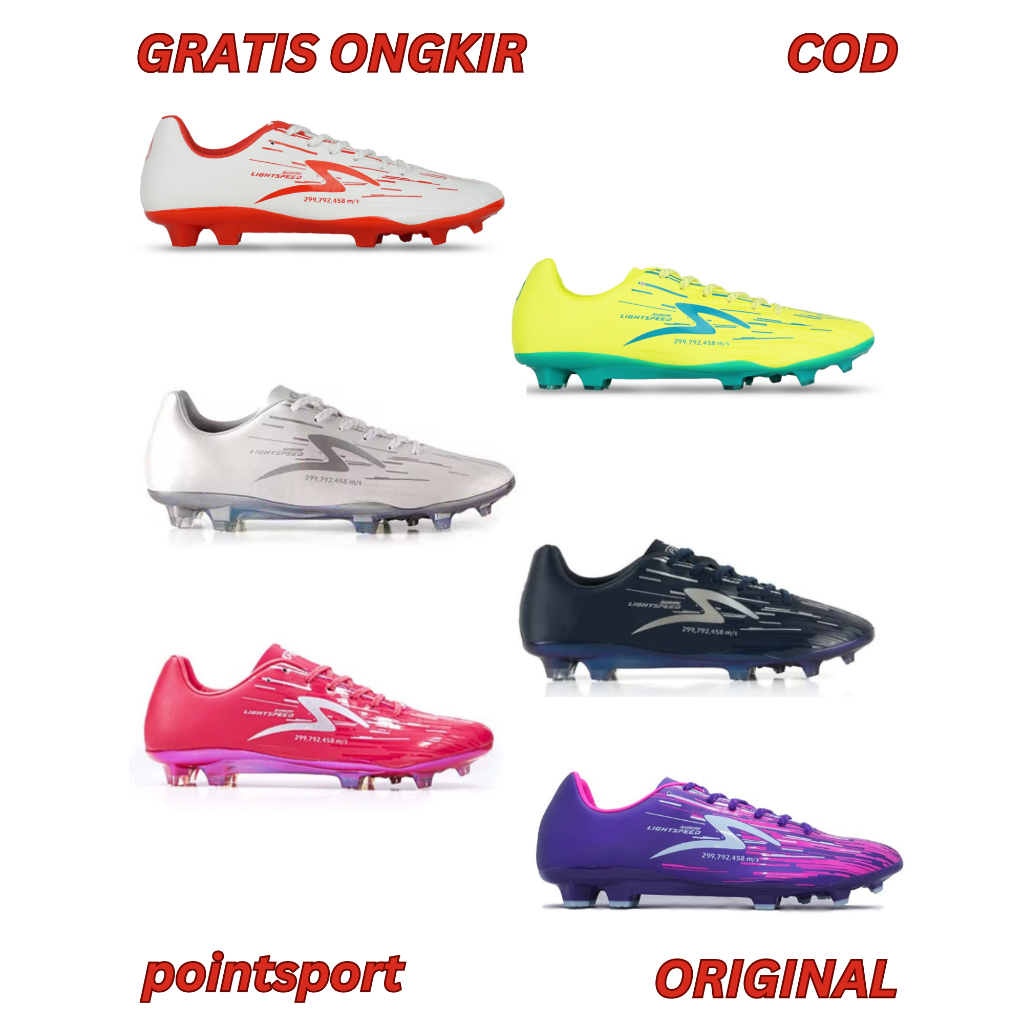 SEPATU BOLA SPECS LIGHTSPEED REBORN FG ILUMINATE PACK ORIGINAL SPECS LIGHTSPEED REBORN FG ORIGINAL S