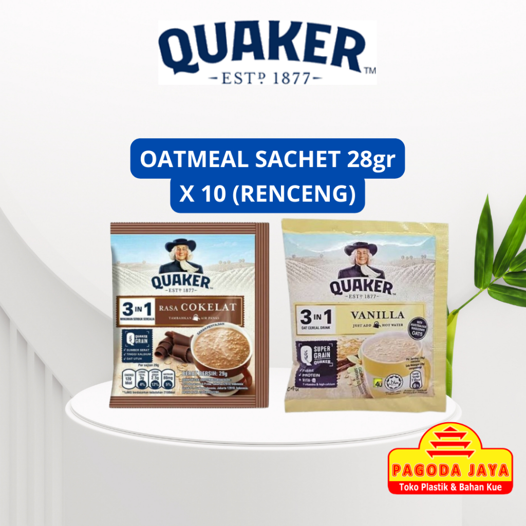 

Quaker Sereal Oat 28gr x 10 sachet