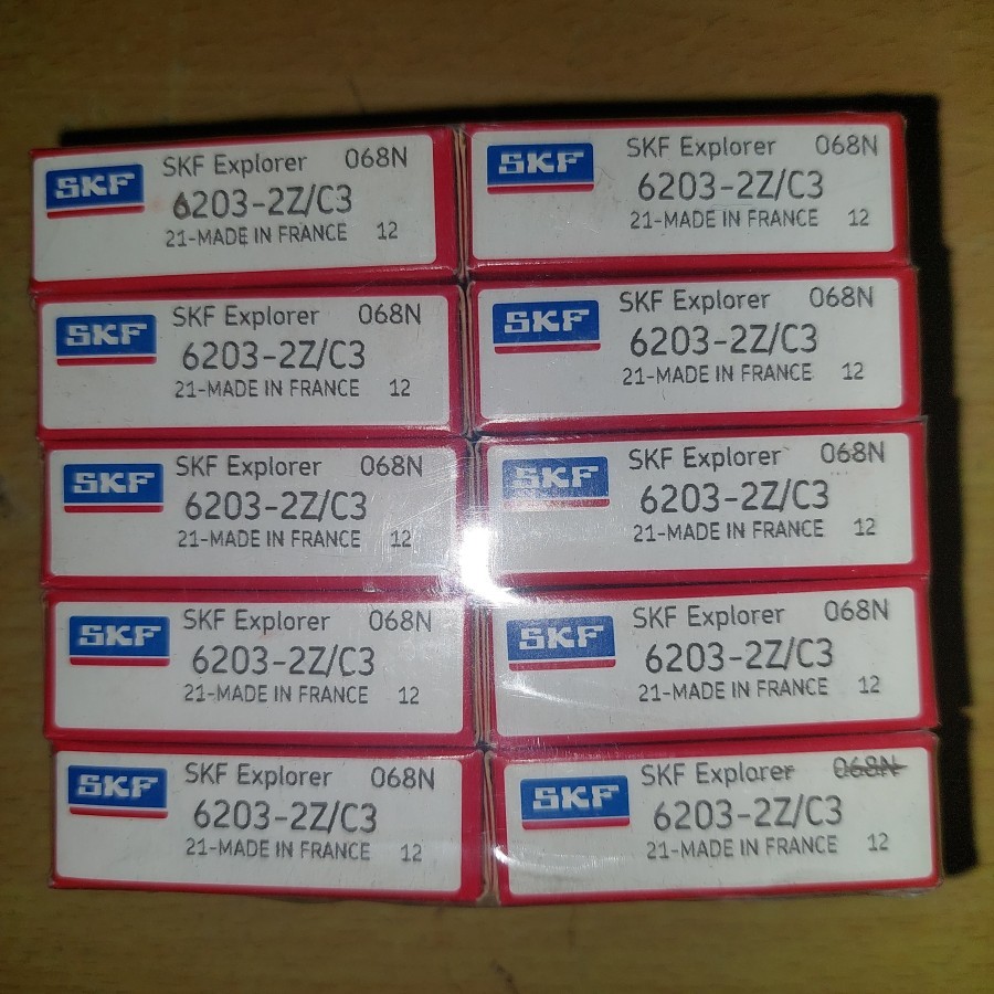 BEARING SKF 6203 2Z C3 / 6203-2Z/C3 6203 2ZC3 6203-2Z-C3 LAHAR LAHER LAKER 6203 ZZ 6203ZZ HIGH SPEED