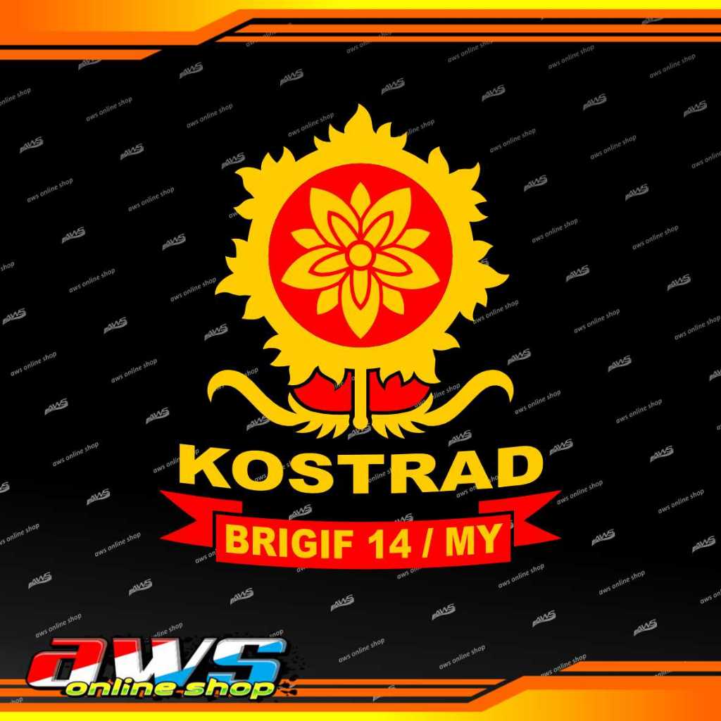 

Sticker Logo KOSTRAD BRIGIF 14/MY