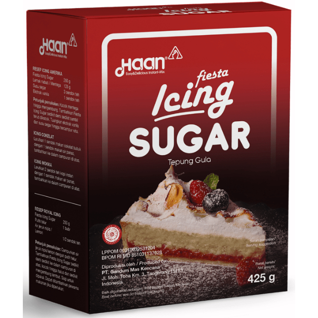 

Haan Fiesta Icing Sugar 425 Gr