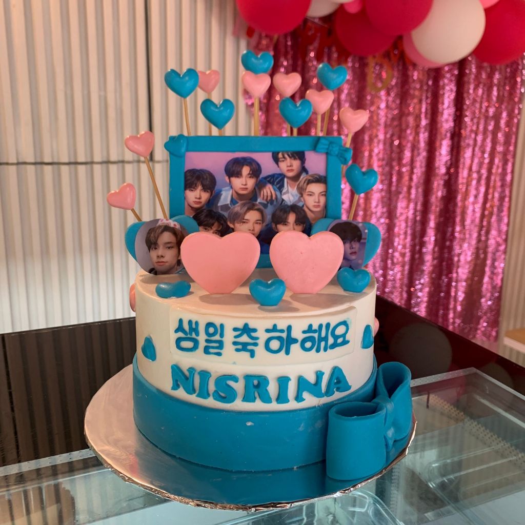 

Kue Ulang Tahun/Birthday Cake/Kue Ultah Tema BTS/Tema Korea
