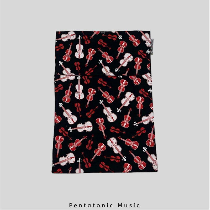 Sarung Laptop Lucu Violin Laptop Soft Cover motif Biola Alat Musik Aksesoris Kado Hadiah Gift Unik
