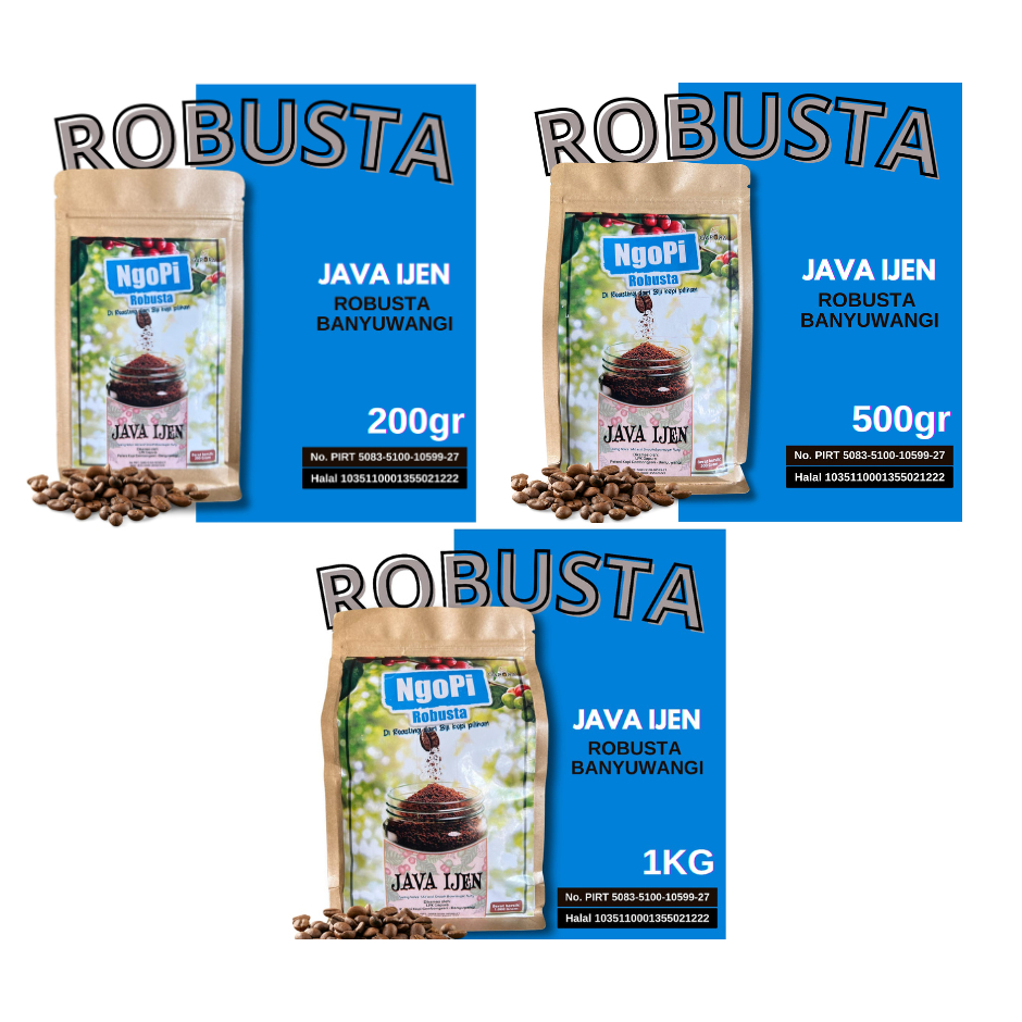 

Kopi Robusta Gombengsari Banyuwangi Java Ijen By Gapura Coffee 200gr, 500gr dan 1000 gram