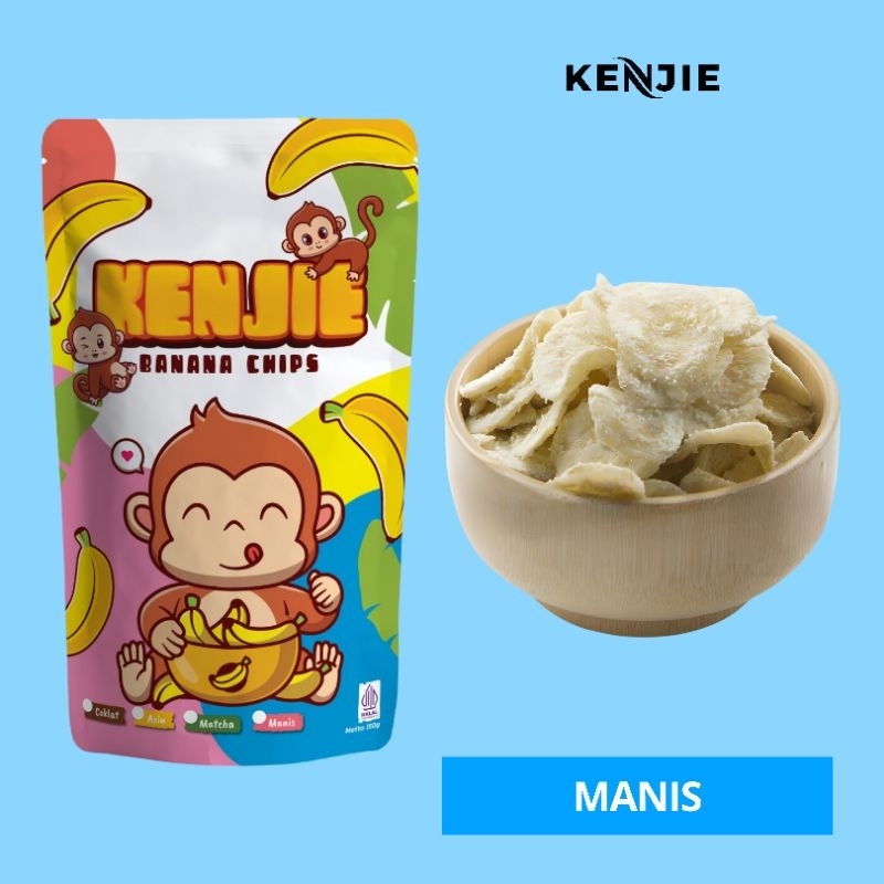 

KENJIE MANIS Keripik Pisang Koin / Kripik Pisang Koin Viral / Banana Chips MANIS