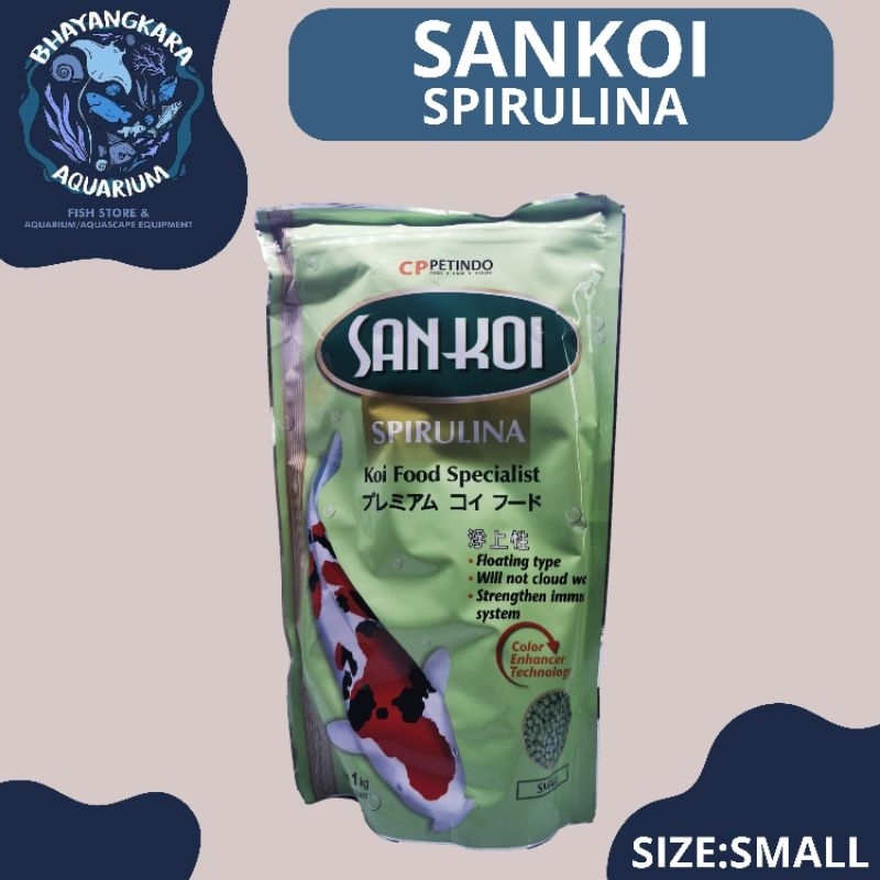 PAKAN IKAN SANKOI SPIRULINA SIZE SMALL
