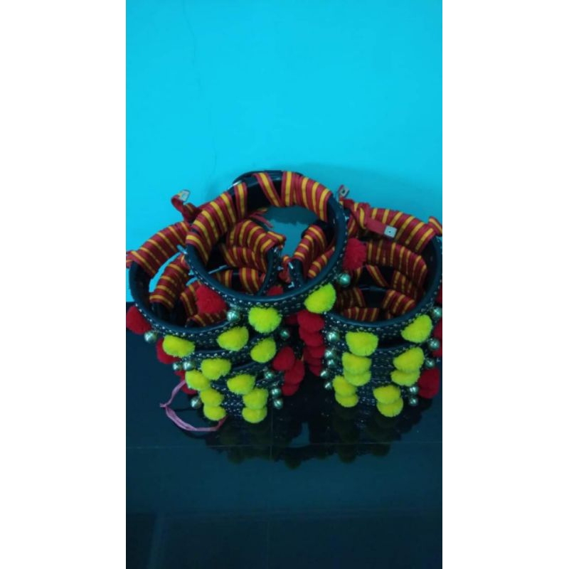 Gongseng domba/kalung domba full kulit