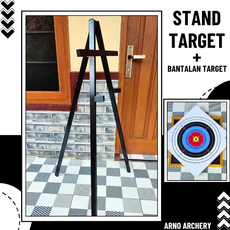 Paket Stand dan Bantalan Target Panah f I8U6